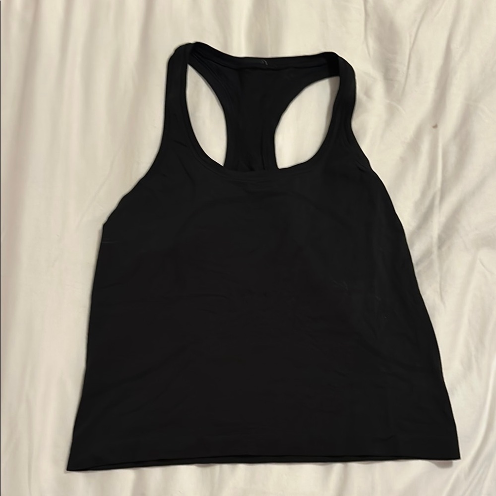 Black Racerback Tank Top